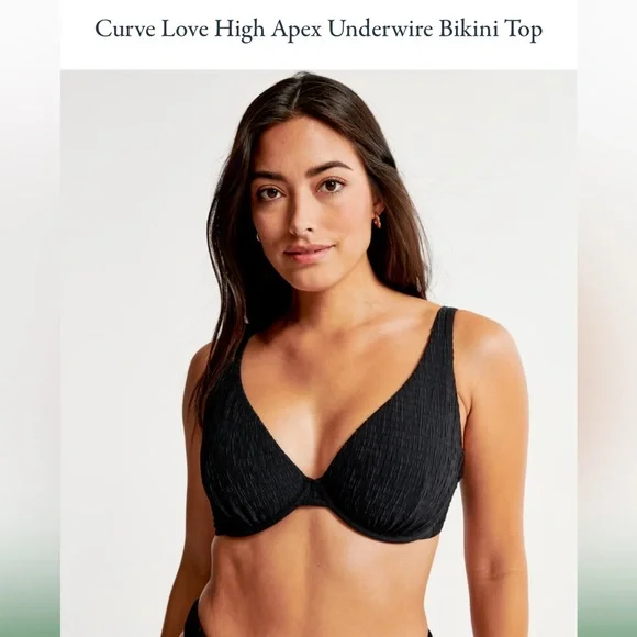 abercrombie curve love high apex underwire bikini top - Picture 5 of 6